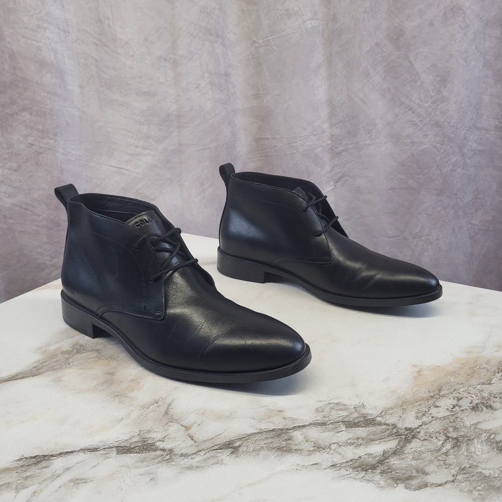 Cole Haan Grand Chukka Boots Black Men's Size 10.5 M